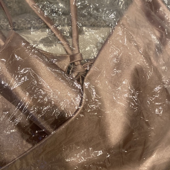 Windsor Formal Satin High Slit Dress - Picture 9 of 9